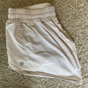 LULULEMON White Hotty Hot Shorts